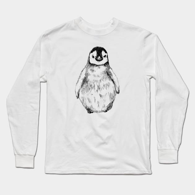 Cute penguin print Long Sleeve T-Shirt by rachelsfinelines